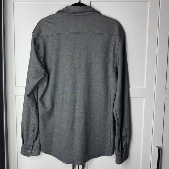 DKNY Men's Semi-Formal Button down collared Long Sleeve Top Gray Large - Picture 6 of 8